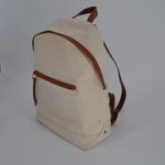 Madewell  The Charleston Backpack in Beige Vintage Canvas Italian Leather Trim Photo 4
