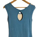 Piper & Blue White Blue Colorblock Sleeveless Sweater Mini Dress Size Small Photo 5