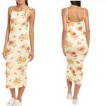 Danielle Bernstein DANIELLE BERNSTEIN WEWOREWHAT Floral Fitted Midi Dress Sz S Photo 1