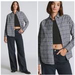 Everlane  boxy Oxford in ocean plaid, xxs Photo 1