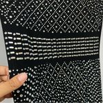 Windsor XS Black Silver Studded Long Sleeve Dress rhinestone bodycon mini Photo 10