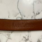 Ralph Lauren  Black Leather Belt W/ Solid Brass Buckle Woman’s Size Medium Photo 2