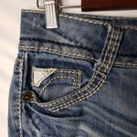 Ymi  Boot Cut 7 30x31 Destroyed Rivet Flap Pocket Jeans Photo 8