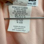 Perceptions ‎ by Irene B. Blazer Jacket Size 12 Pink Black Career Short Sleeve Photo 4