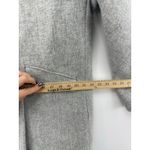 J.Crew Italian Stadium Cloth Coat Gray Nello Gori Wool Zip Funnel Neck 12/14 Photo 9