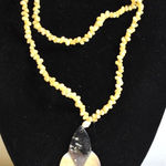 Source Unknown VTG Vacation Island Fun Single Strand Shell Beads Mother OF Pearl 32" Necklace Photo 0