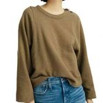 Madewell Shoulder Button Elbow Patch Top Photo 0