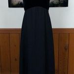 Rhapsody Elegant Vintage 90s Velvet Chiffon Evening Gown! Photo 0