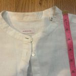 NWOT Rossopuro white linen shirt size Small Photo 5