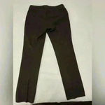 W By Worth Women Brown Dress Pants 4 Straight Leg Pockets Zipper Accent Photo 7