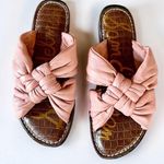 Sam Edelman Garson Knotted Strap Sandal in Pink Leather Size 7 Photo 0