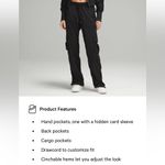 Lululemon Dance Studio Relaxed Fit Cargo Pants Black Size Small NWT Sold Out Photo 6