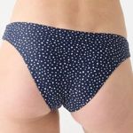J.Crew Tiny Dot Christie Hipster Bikini Bottom in Navy Size XXS NWT Photo 0