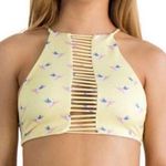 Nirvanic Swim Bikini Baris Top in Bird of Paradise (XS) Yellow Photo 0
