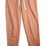 Reflex Womens Peach Jogger Sweatpants L Adjustable Drawstring & Cuffed Ankles Orange Size L Photo 0