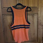 PINK - Victoria's Secret Victoria’s Secret Pink! Detroit tigers Orange Tank Top with Sequin D Logo! Photo 3