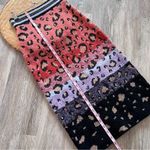Anthropologie  maeve leopard print wool blend pencil skirt women’s size‎ XS Photo 3