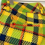 Loudmouth Womens Margarita Plaid Golf Bermuda Shorts Multicolored Y2K SZ 2 Yellow Photo 4