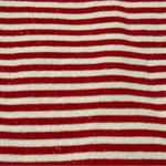 Red White Striped Camisole Tank Top Womens sparkle glitter basic layer small Photo 3