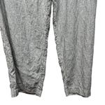 Old Navy  Linen Blend Women's High Rise Striped Pants Size 3X Casual Office Photo 4