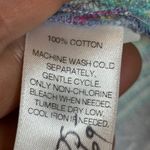 Vineyard Vines Vineyard Vines Blouse Women's Size Small Floral Cotton Tropical Pink Blue Photo 3