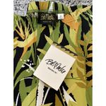 Bob Mackie  Wearable Art 2X Culotte‎ Tropical Green Cropped Wide Leg Pants NEW Photo 2