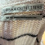 Urban Outfitters  crew neck slouch crop women’s stripe knit sweater size M a35 Photo 3