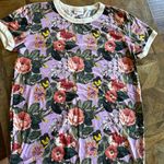LuLaRoe  LIV t-shirt with purple flower design Photo 0