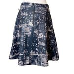NWOT Pink Tartan cityscape printed a line skirt sz 4 Photo 1