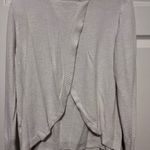 Banana Republic  White Linen Blend
Stretch Knit Tunic Top Draped Open back large Photo 2