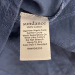 Sundance  womens blue cotton tank size Medium eyelet crochet boho Photo 4