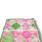 Lilly Pulitzer Floral Scarf Women’s Size 19x20 Courage Hope Life Pink Green Photo 3