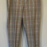 Talbots Plaid Trousers with Button Detail Chatham detail size 10 Photo 0