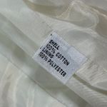 Talbots EUC White Waffle Weave Double Breasted Blazer Jacket Women's Size 6 Photo 8