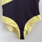 ONIA Swimsuit Rachel Colorblock Black and Yellow One-Piece Swimsuit Medium Photo 5
