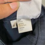 Reformation  Alicia High Rise Straight Leg Button Fly Cargo Pants Navy/Gray Sz 25 Photo 11