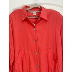 Vintage Melrose Silk Studio Jacket Small Silk Coral Granny Core Old Money NWT Pink Photo 2