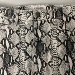 Frame  Le Mini Skirt 25 Python Print Gray Front Pocket Y2K Streetwear Photo 4