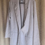Sag Harbor  Blazer Suit Jacket Size 16 Beige Linen Photo 0