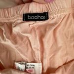 Boohoo  Peach Lounge Shorts Women's Size 20 Photo 2
