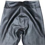 Honeylove Black Vegan Leather Legging –Faux Leather Ankle Zip Pants Medium NWT Photo 5
