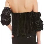 Revolve NWT ASTR The Label ‘Tasha’ corset velvet-striped OTS top, size XS Photo 1
