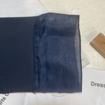 Antonelli Firenze Sheath navy blue 3/4 Sleeve Dress IT 48 US 12 Pockets Cotton Photo 4