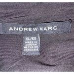 Andrew Marc  black pin tuck faux suede size xl short pants Photo 1
