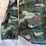 J.Crew camo utility shacket xs camouflage button down shirt jacket 100% cotton Photo 4