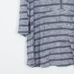 Avenue  Gray Striped 3/4 Sleeve Pullover Top Womens Size 18/20‎ Photo 2