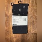 Holiday Time  Black Snowflake Tights Photo 2