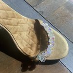 Enzo Angiolini  Gold Women's Heels crystal detailing size 8.5‎ Photo 2