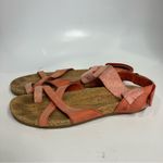 Ahnu Sananah thong sandals orange white casual women’s size 9 boho‎ trendy Photo 1
