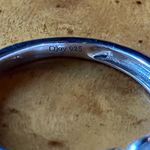 Natural Aquamarine Sterling Silver Ring Size 6 Photo 5